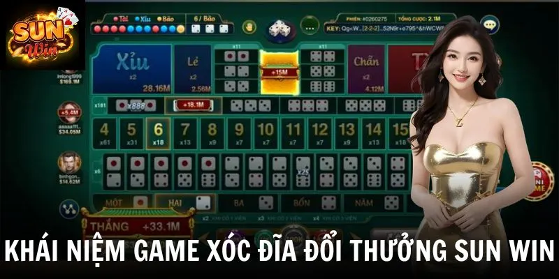 Khái niệm game xóc đĩa đổi thưởng SUN WIN